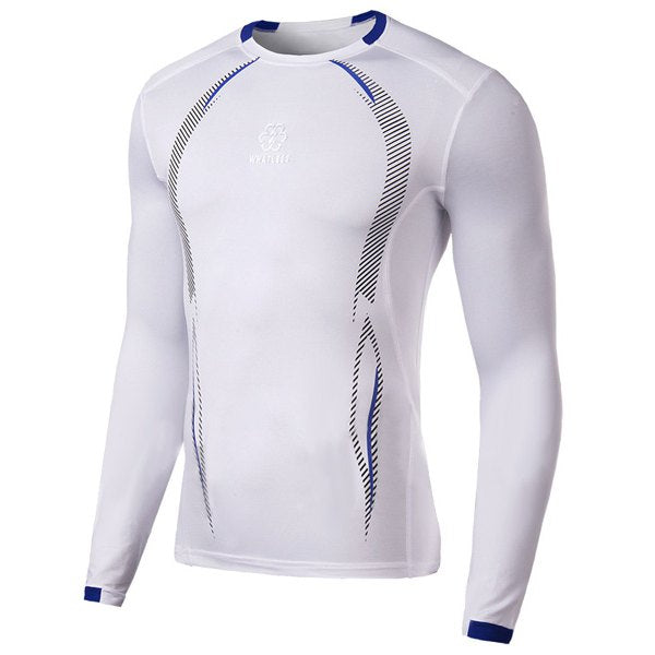 Men's MMA Long Sleeved Compression Fitness Shirt