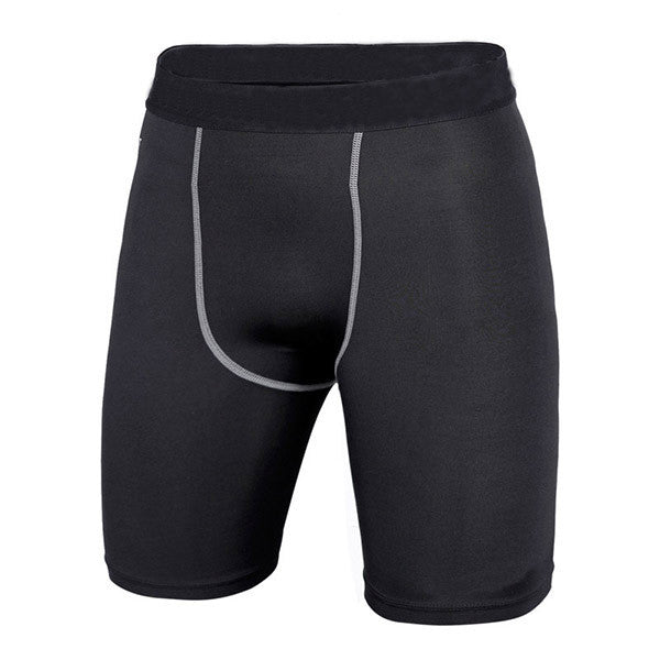 Men Compression Base Layer Pants Solid Color Workout Tight Pants Leggings